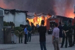 Cháy dữ dội trong đêm, 3 nhà xưởng của công ty Yakjin bị thiêu rụi
