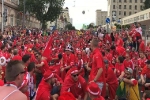 CĐV Thụy Sỹ ở Rostov phấn khích vì trận hòa Brazil