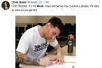 Messi bị chế ảnh viết thư nhờ Ronaldo bày cách đá phạt đền