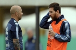 HLV Argentina thừa nhận sắp xếp đội hình để làm hài lòng Messi
