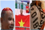 CĐV Việt Nam sở hữu mái tóc độc đáo đi Nga xem World Cup