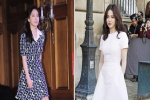 Sau bao nhiêu năm, Song Hye Kyo vẫn cứ mải miết diện một kiểu váy đơn giản