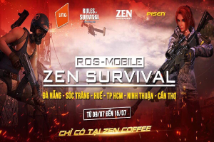 Cộng đồng rủ nhau tham chiến ROS Mobile - Zen Survival Cup từ ngày 9/7 – 15/7