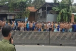Hàng trăm học viên cai nghiện ở Tiền Giang tràn ra quốc lộ