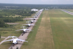 Màn biểu diễn 'Voi đi bộ' hoành tráng của máy bay vận tải Nga