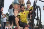 World Cup 2018: Lại xuất hiện thêm một fan bóng đá đạp xe 5.000km sang Nga để cổ vũ cho đội nhà