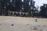 Bãi biển Quảng Ninh, Nghệ An tràn ngập rác