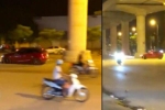 Truy tìm tài xế ô tô Mazda rú ga, nẹt pô, đánh võng ngược chiều trên phố Hà Nội