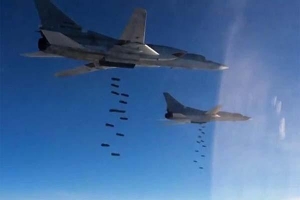 Nga: 10 máy bay ném bom Tu-22M3 đồng loạt không kích 'sân bay kẻ thù'