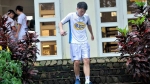 Xuân Trường đã có mặt tại Hàm Rồng, lao vào tập thể lực trước trận gặp Hà Nội FC