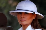 Bị chỉ trích vì đội nón cối thăm châu Phi, bà Malenia Trump nói gì?