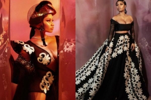 Nicki Minaj diện trang phục của hai nhà thiết kế Việt
