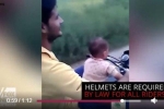 Bé trai 3 tuổi Ấn Độ điều khiển xe máy hơn 60km/h