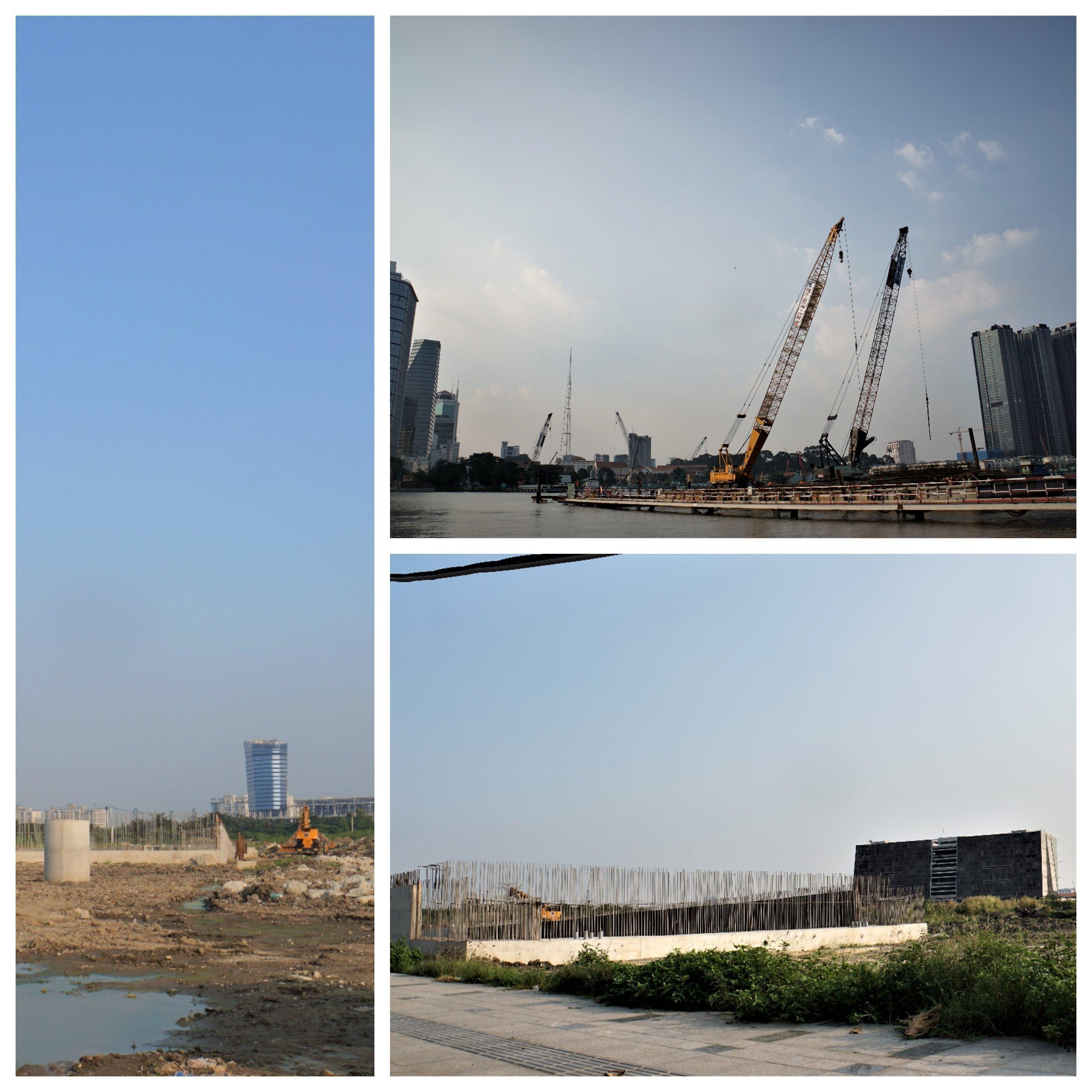 Ngoài ra, dự án còn nằm cạnh công trình thi công cầu Thủ Thiêm 2. Đây là cây cầu bắc qua sông Sài Gòn kết nối quận 2 với quận 1