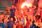 Bóng đá Việt Nam bị phạt 12.500 đôla vì pháo sáng ở Asiad