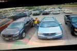 Tranh chỗ đỗ xe, nam tài xế đánh nhau với phụ nữ