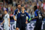Pháp đẩy tới Đức miệng vực tụt hạng ở Nations League