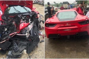 Sửa chữa xe Ferrari Tuấn Hưng gặp nạn hết bao nhiêu?