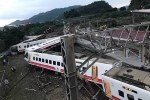 Tàu hỏa trật đường ray ở Đài Loan, 17 người thiệt mạng