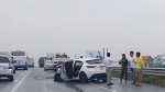 Va chạm với xe tải trên đường Pháp Vân- Cầu Giẽ, tài xế điều khiển Mazda3 nguy kịch