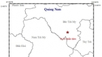 Lại động đất tại miền núi Quảng Nam
