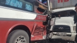 Xe tải đâm vào xe khách giường nằm trên Quốc lộ 1A
