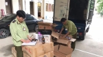 Lạng Sơn: Phát hiện 10 thùng mỹ phẩm không có hóa đơn chứng từ trong kho hàng