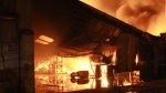 Đồng Nai: Cháy lớn tại xưởng gỗ thiêu rụi nhiều hàng hóa, tài sản