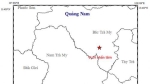 Quảng Nam: Xảy ra động đất 2,7 độ richter tại huyện Bắc Trà My
