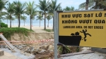 Đà Nẵng khẩn trương khắc phục sạt lở bãi biển