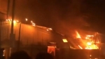 Cháy nổ ở xưởng gỗ, công nhân hoảng loạn tháo chạy thoát thân