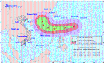Siêu bão Yutu mạnh cấp 16 ngấp nghé vào Biển Đông