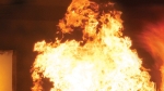 Cháy nổ dữ dội kho hàng của Viện Khoa học kỹ thuật nông nghiệp