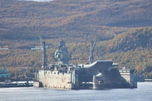 NÓNG: Đốc nổi chứa tàu sân bay Kuznetsov bị chìm đột ngột - Nga khẩn cấp ứng phó