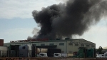 Hải Phòng: Cháy lớn tại nhà kho chứa lốp ô tô tại KCN Đình Vũ