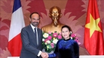 Chủ tịch Quốc hội Nguyễn Thị Kim Ngân tiếp Thủ tướng Cộng hòa Pháp Édouard Philippe