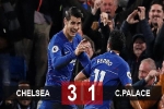 Chelsea 3-1 Crystal Palace: Morata lập cú đúp, Chelsea leo lên nhì bảng