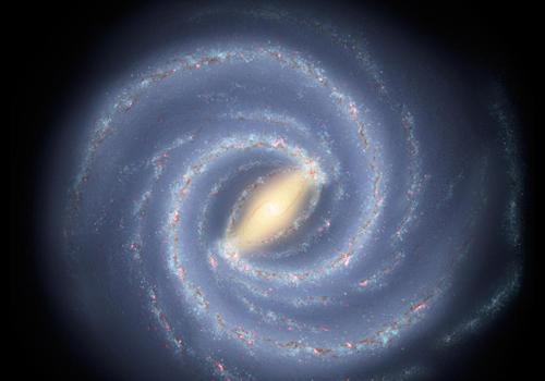 Dải Ngân hà, thiên hà chứa hệ Mặt Trời, từng hấp thụ một số thiên hà nhỏ hơn. Ảnh: NASA.