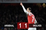Arsenal 1-1 Wolves: Mkhitaryan cứu Arsenal thoát thua trên sân nhà