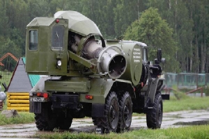 Mẫu xe phòng hóa gắn động cơ tiêm kích phản lực của Nga