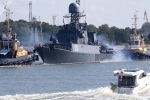 Chiến hạm Nga diễn tập đối kháng trên Biển Baltic