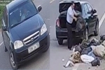 Cộng đồng mạng xôn xao về clip người đàn ông lái ô tô vứt rác trên đường