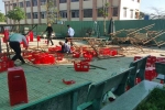 Nguyên nhân vụ sập giàn giáo khiến 25 học sinh bị thương ở Sài Gòn