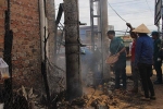 Lửa tiếp tục bùng lên tại hiện trường vụ xe bồn lật khiến 19 căn nhà cháy, 6 người chết ở Bình Phước