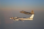 F-22 Mỹ áp sát 'Lão già gân' Tu-95MS Nga mà không dám bắt nạt: Chưa từng có trong lịch sử?