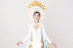 Trang phục truyền thống của Thùy Tiên ở Miss International