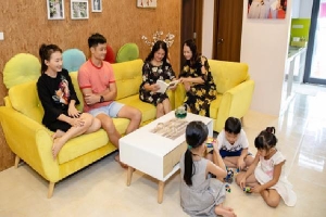 Căn chung cư 86m2 của vợ chồng Bảo Thanh tại Hà Nội