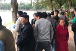 Phát hiện thi thể nam giới trên hồ Thiền Quang ngày mưa rét