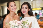 Đỗ Mỹ Linh đón Tiểu Vy về trong đêm muộn sau Hoa hậu Thế giới 2018