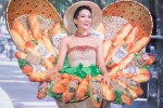 H’Hen Niê tự tin trình diễn trang phục 'bánh mì' trên sân khấu Miss Universe 2018